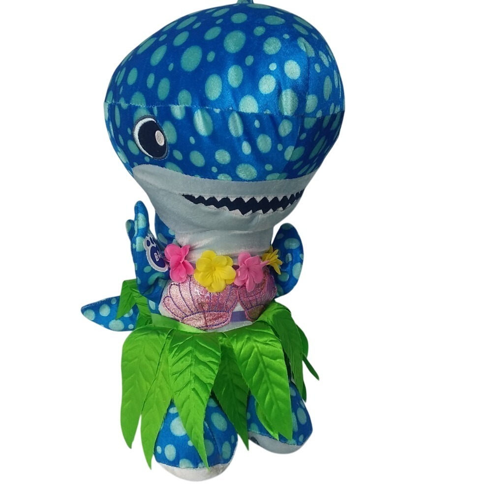 Build-A-Bear Shark‎ Week Plush Hula Outfit Stuffed Animal Toy Blue BAB